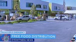 ABC 7 coverage of the Emergency Food Assistance event at Magnolia Science Academy-Santa Ana